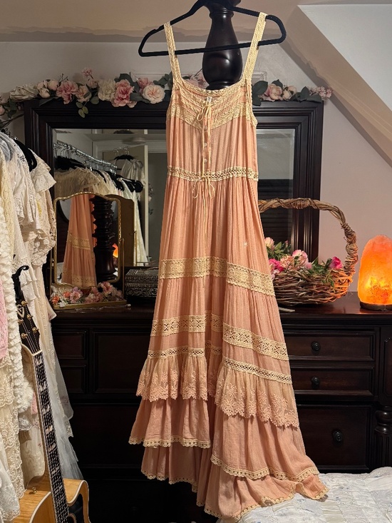 Spell Dresses & Skirts - Spell Prairie Gown Peach Small